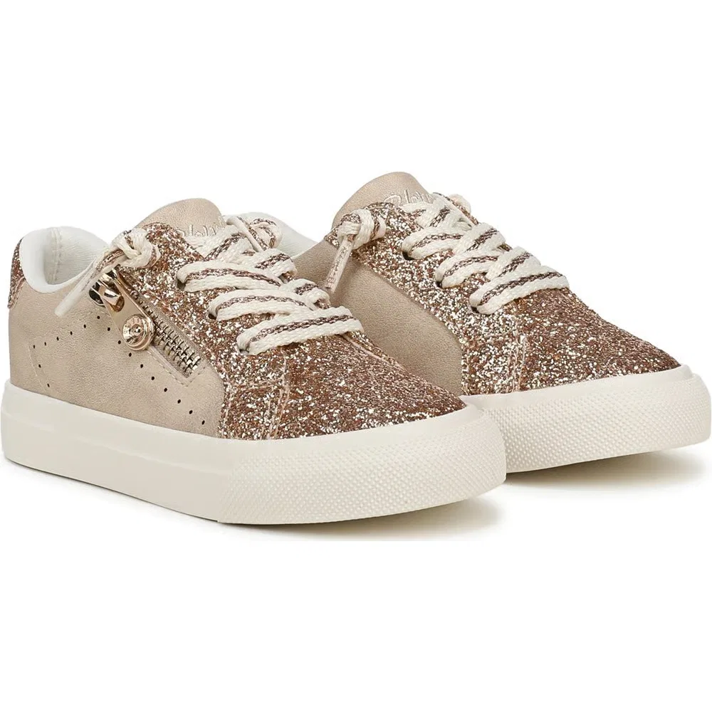 Детские кроссовки на молнии Perfect-T Blowfish Malibu, Gold Glitter Faux Leather