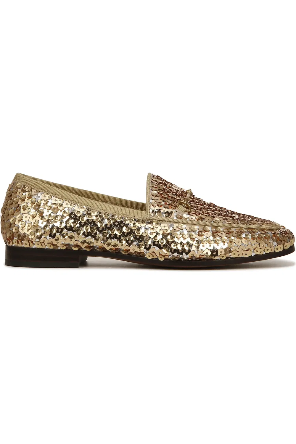 Детские лоферы с металлической пряжкой Loraine Sam Edelman, Gold Multi — фото 3