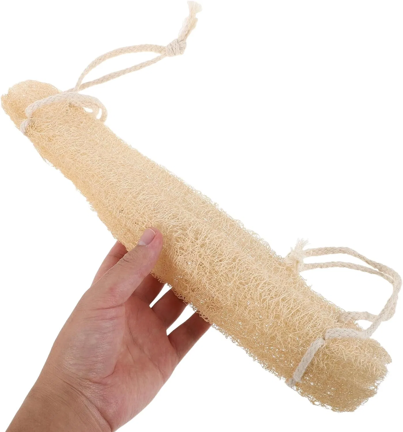 Скраб для тела Люффа с длинной ручкой OATIPHO, 27 г, Beige — фото 4