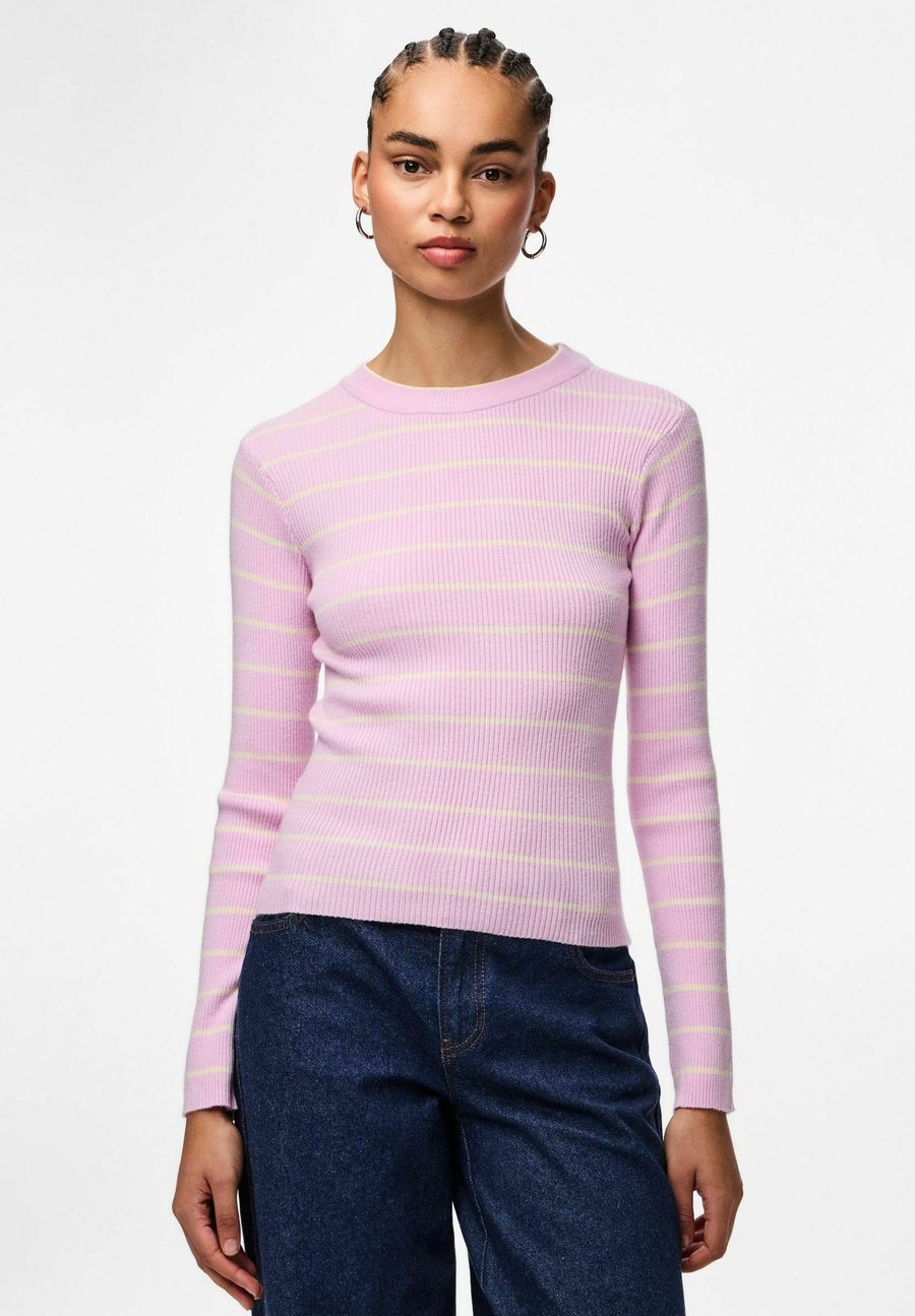 

Джемпер Pieces PCMIRA NEW LS O-NECK NOOS, Winsome Orchid/Light Pink