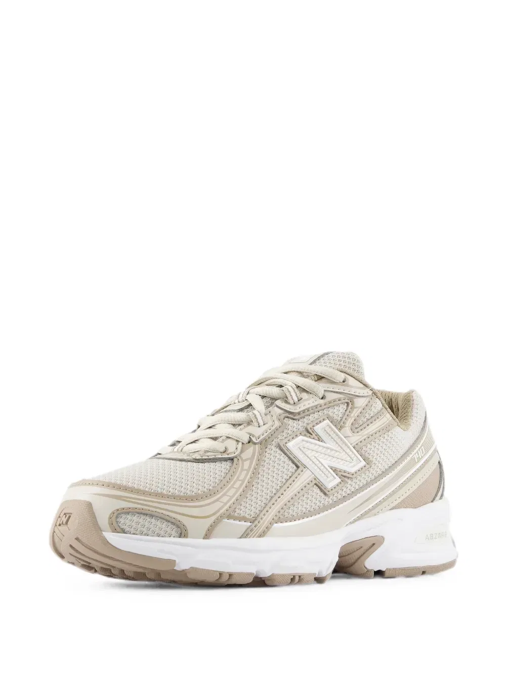 Кроссовки 740 с сетчатыми вставками New Balance Kids, бежевый — фото 4