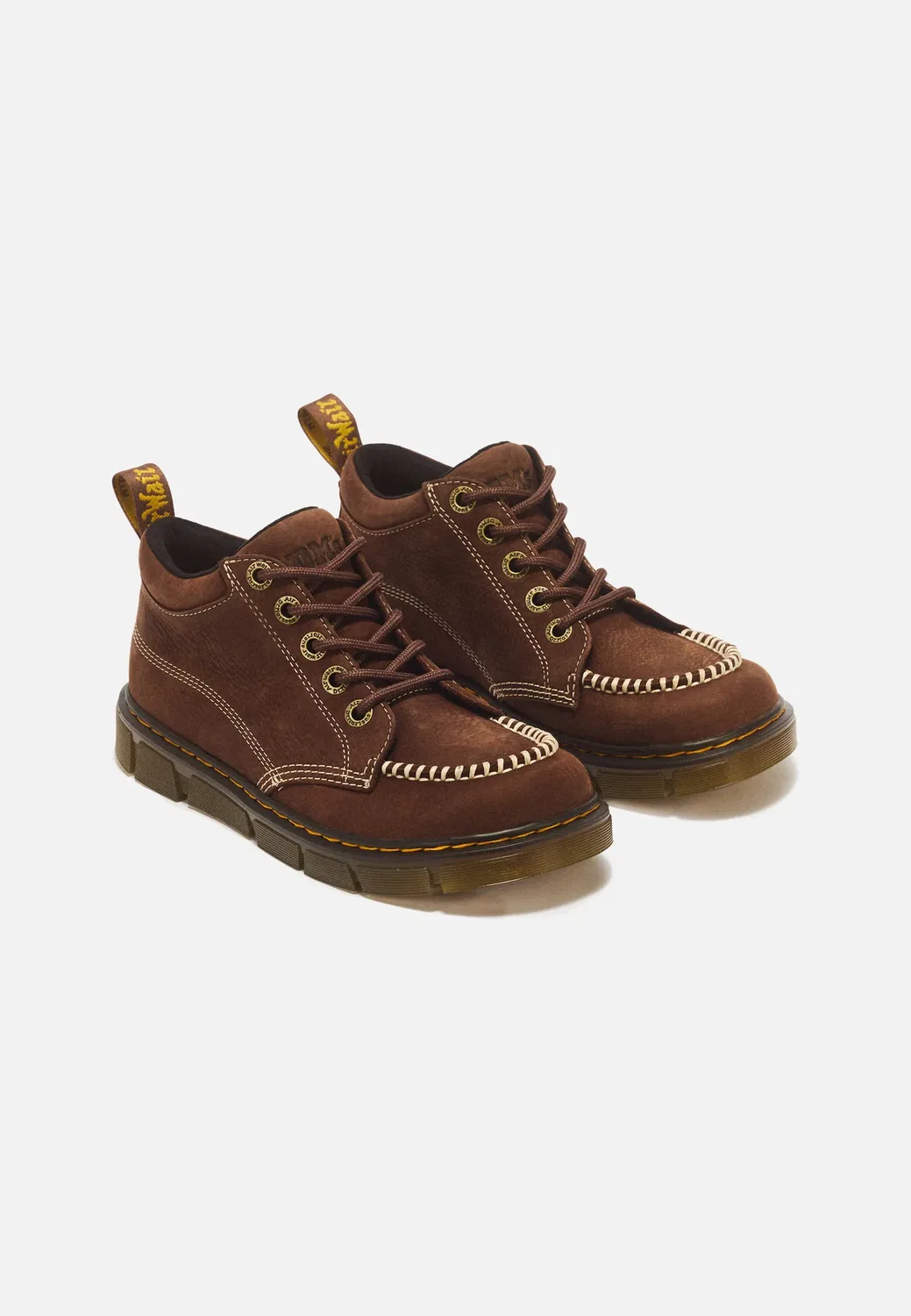Низкие мокасины Raffe - ботинки на шнуровке Dr. Martens, Dark Brown — фото 3