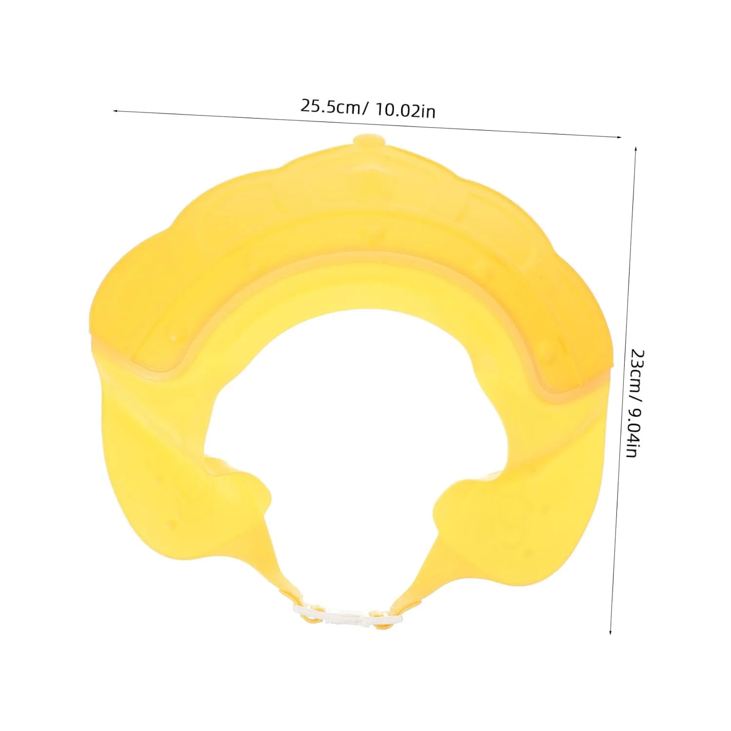 Детская шапочка для душа BESTonZON, PE, 25.5x23x4 см, Yellow — фото 3