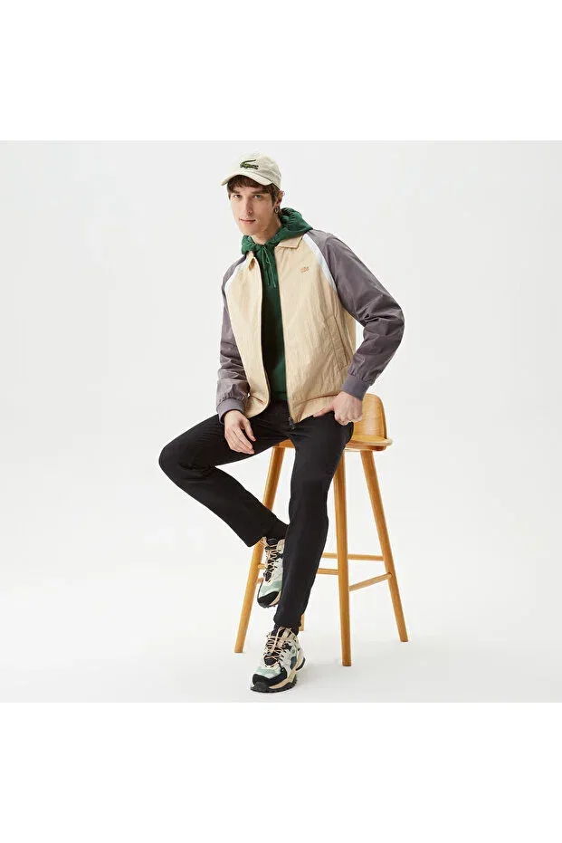 Мужское пальто с принтом Lacoste, 17C-Brown