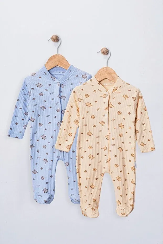Детский комплект для мальчиков из 100% хлопка Enia Baby, Beige — фото 2