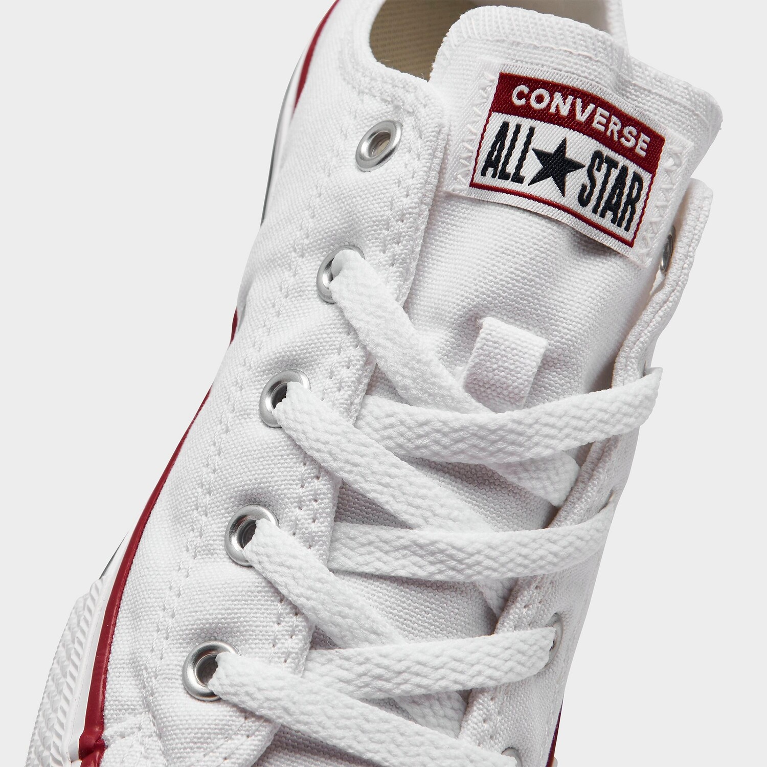 Детская повседневная обувь Converse Chuck Taylor All Star с низким берцем, белый — фото 4