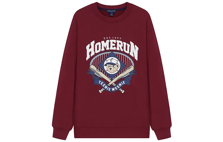 Детская толстовка с длинным рукавом Teenie Weenie Men, Burgundy