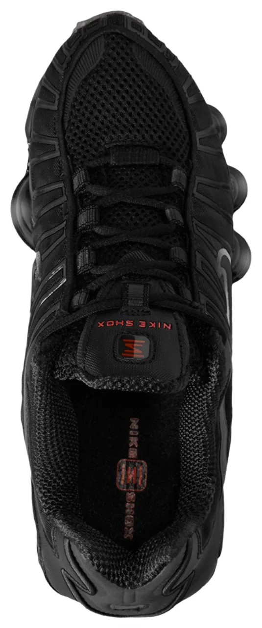 Кроссовки для мальчиков Shox TL Nike, цвет Black/Max Orange — фото 3