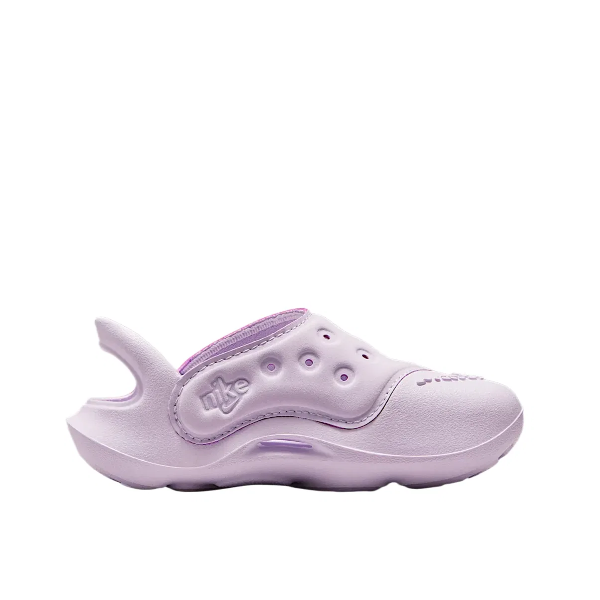 Детские кроссовки для мальчиков с дышащим верхом Nike Aqua Swoosh, Purple — фото 2