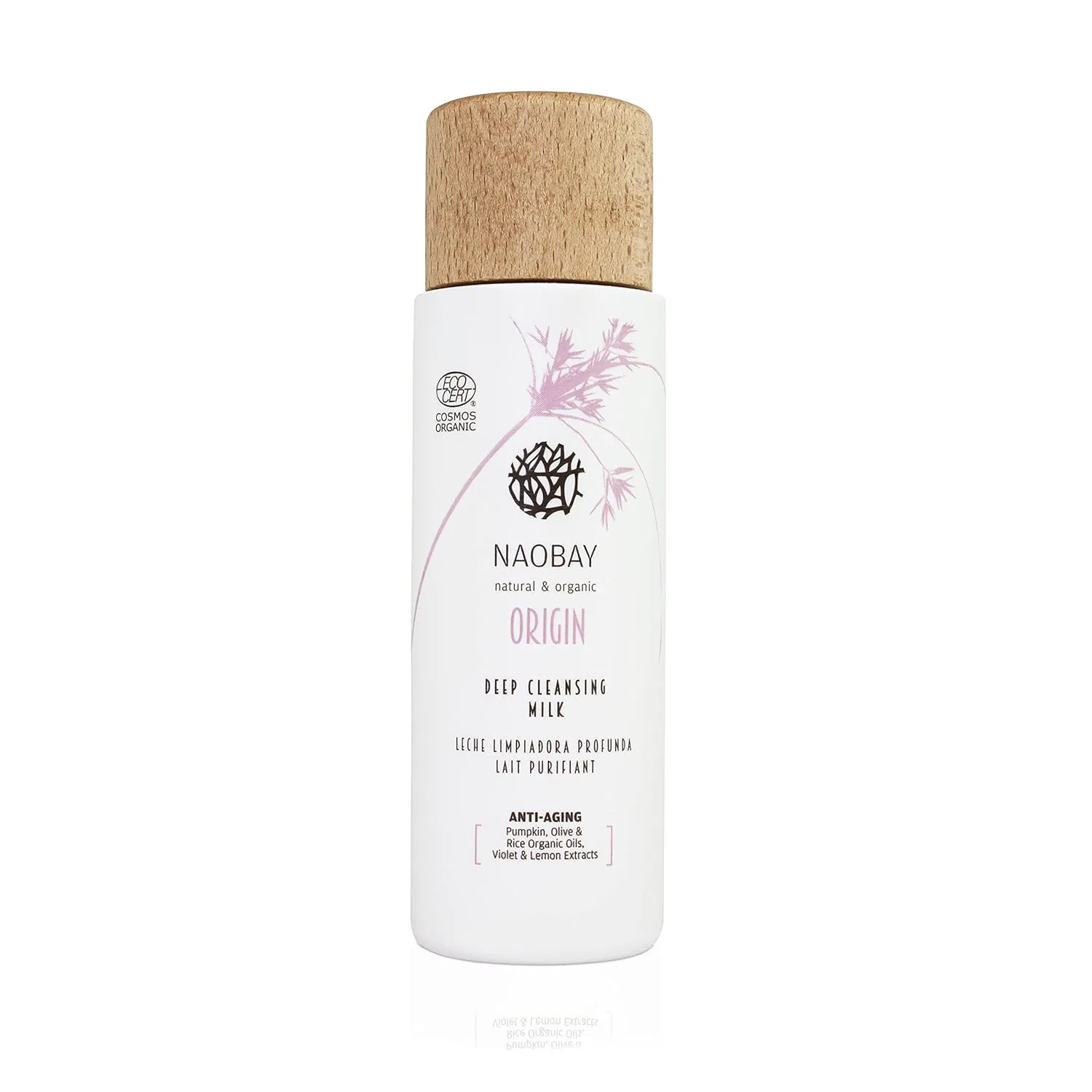 Очищающее молочко Naobay Origin Deep Cleansing Milk, 150 мл, Белый