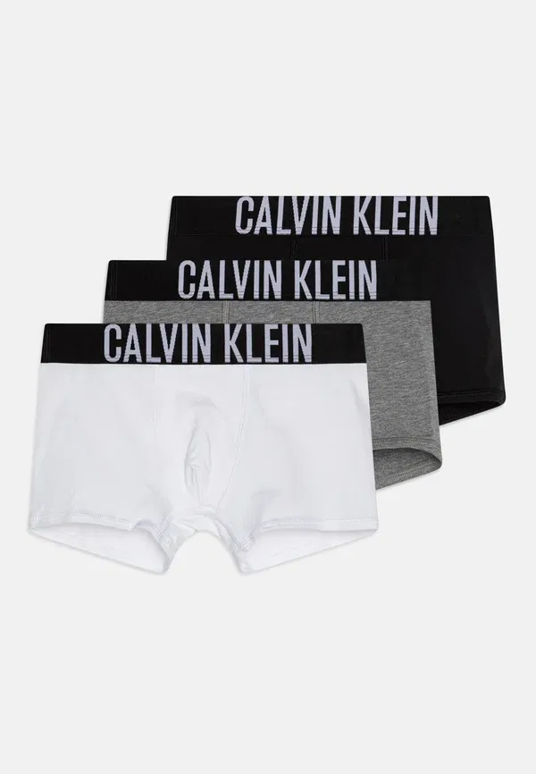 Комплект из 3 боксерских трусов Calvin Klein Underwear, белый/черный/серый
