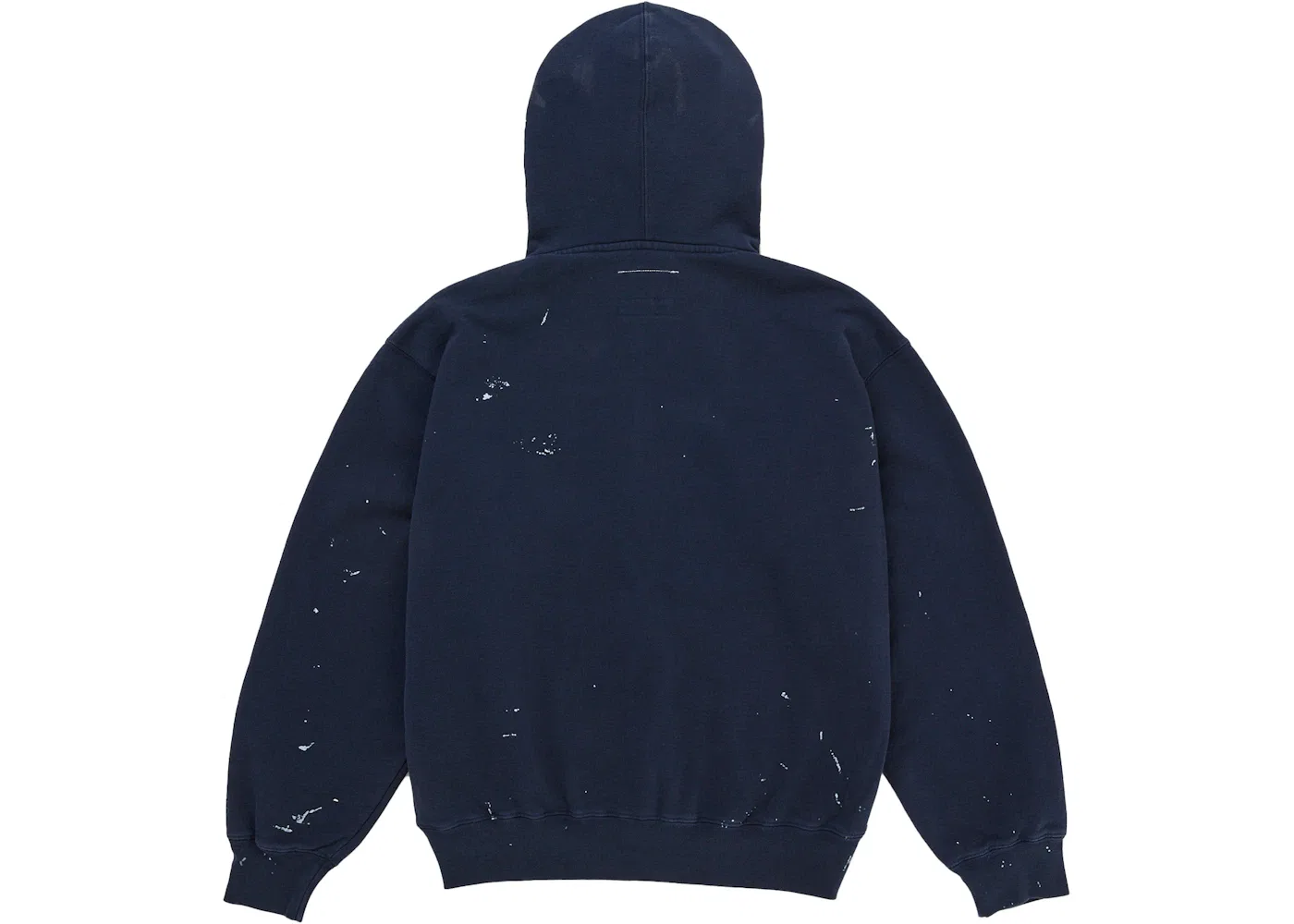 Мужская худи на молнии с капюшоном с принтом Sweatshirt Supreme, Navy — фото 3
