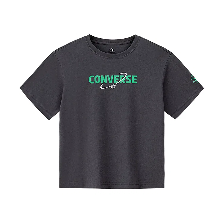 Детская футболка с круглым вырезом Converse, Dark Gray