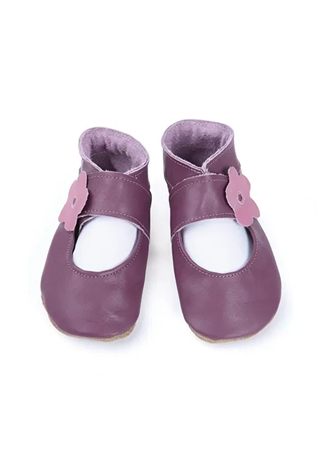 Детские тапочки-сапожки с принтом Starchild Bebekmoda, Purple