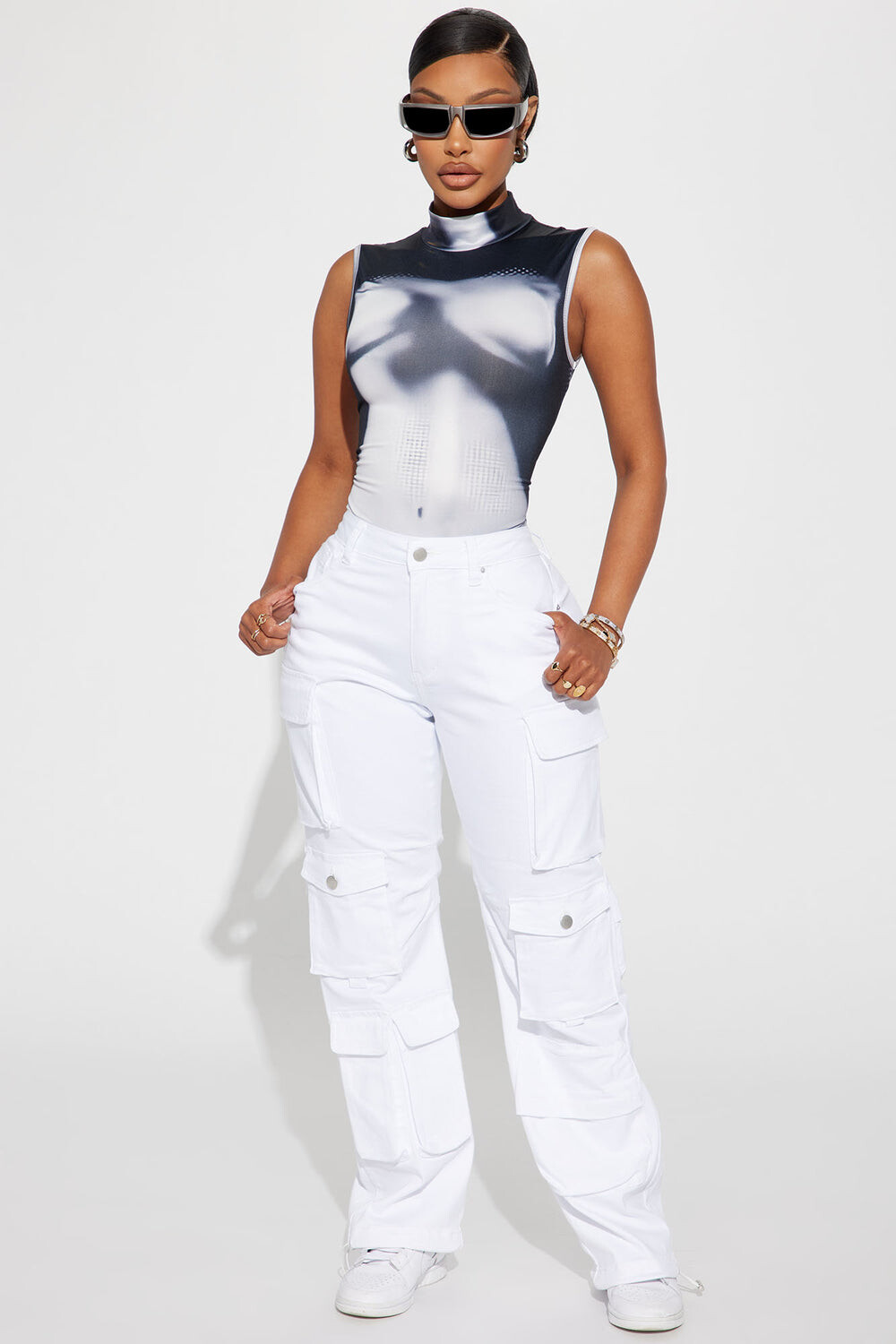 

Джинсы Fashion Nova FN22P63623, белый