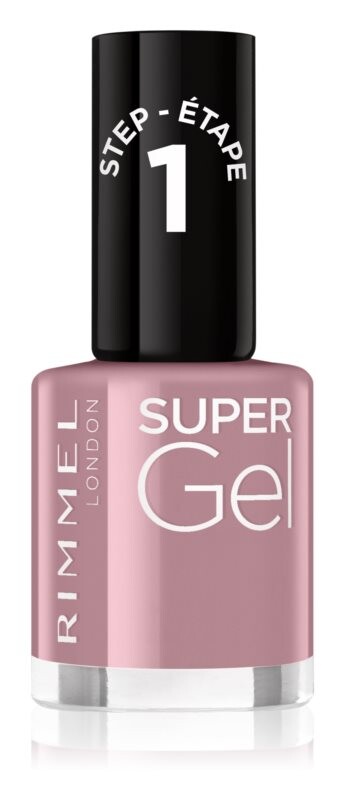 Покрытие ногтей гель-лаком без использования УФ/LED лампы Rimmel Super Gel, оттенок 023 гrape Sorbet 12 мл — фото 2
