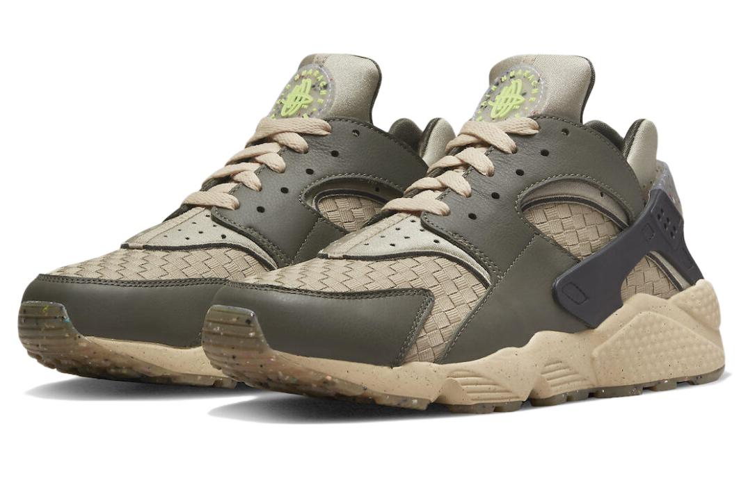 Кроссовки Nike Air Huarache Crater Cargo, хаки — фото 3