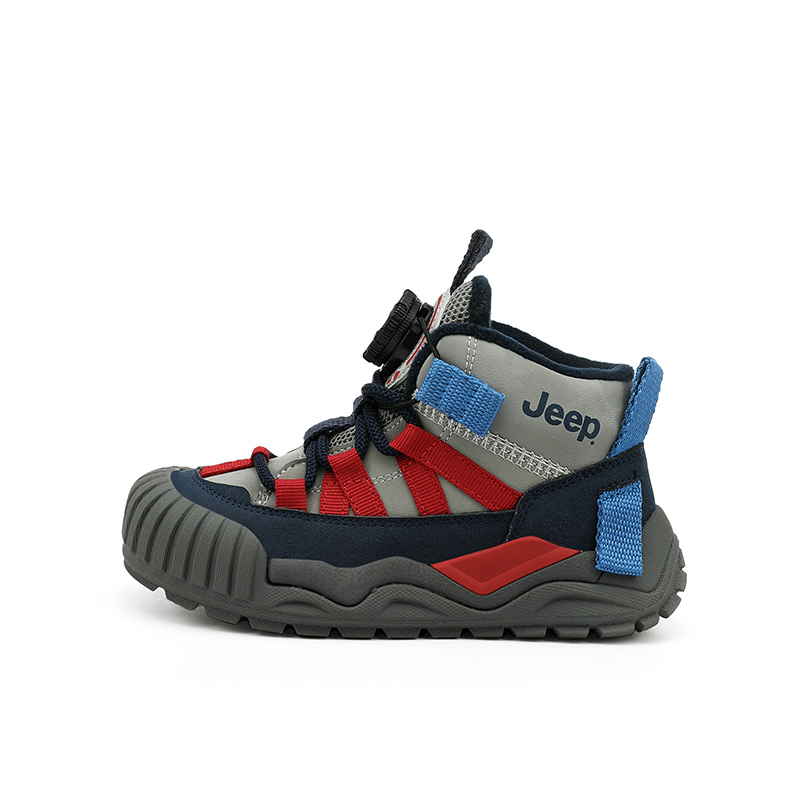 

Детские утепленные ботинки Kids Jeep, china красный/legend синий