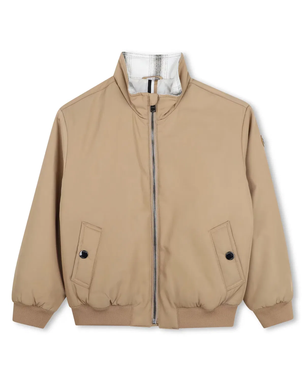 Детская куртка для мальчиков с наполнителем BOSS Kidswear, Marrón Claro