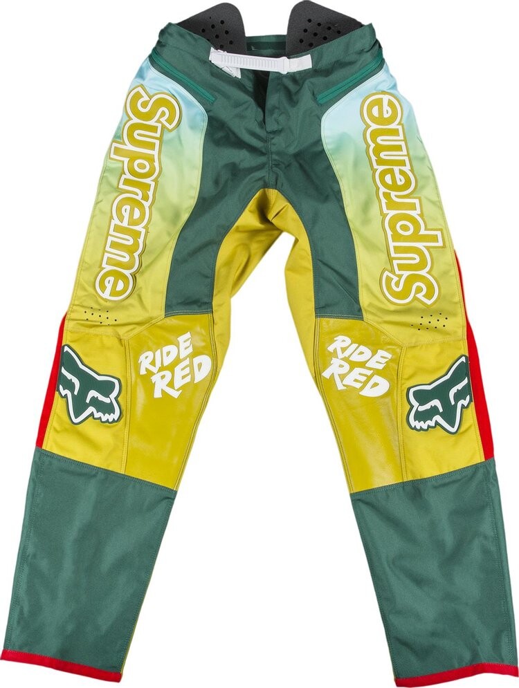 

Брюки Supreme x Honda Fox Racing Moto Pant 'Moss', зеленый