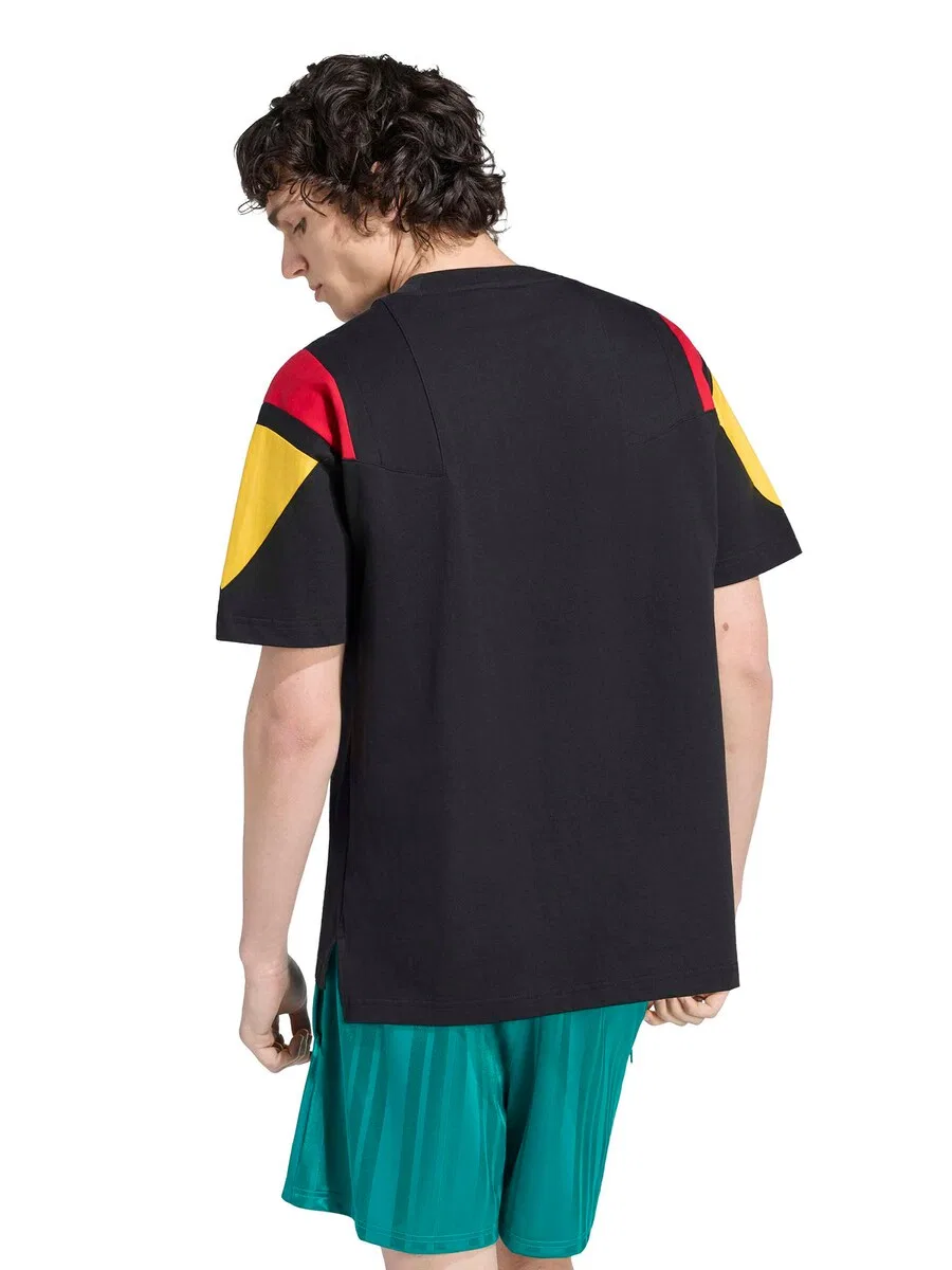 Футболка ADIDAS PERFORMANCE Performance Shirt 'DFB EQT' черного цвета — фото 3
