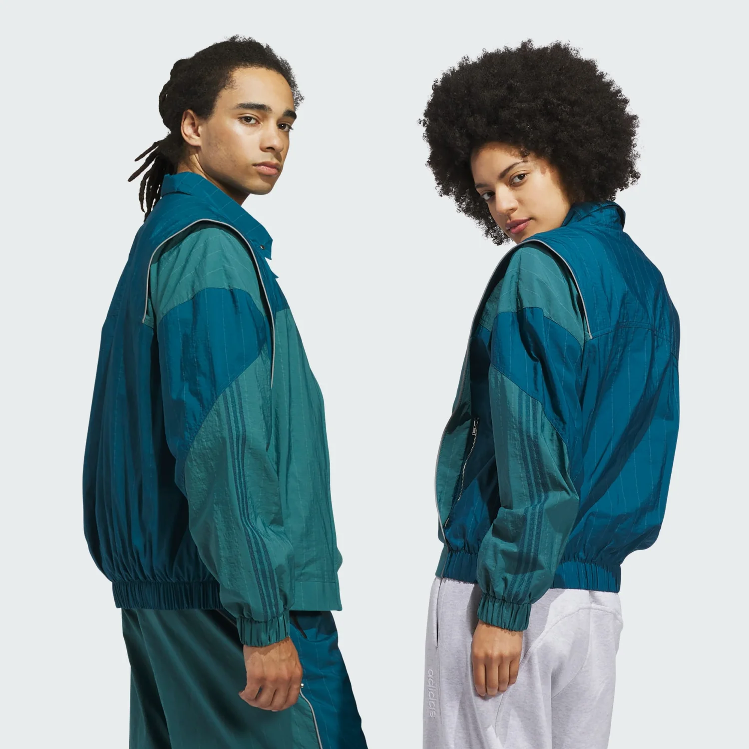 Куртка Adidas Originals Venice Wind Unisex, темно-бирюзовый — фото 4