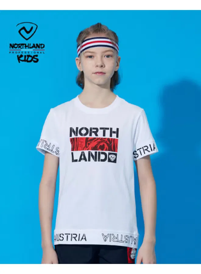 Футболка с коротким рукавом для мальчиков Northland, белый