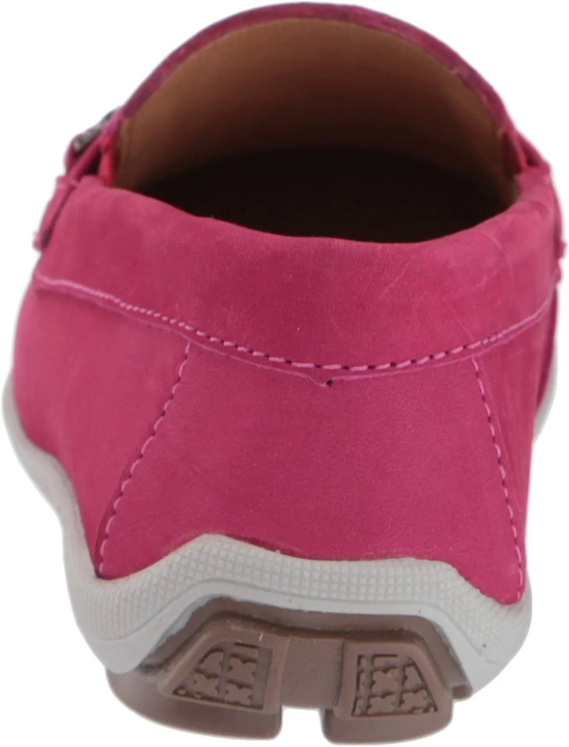Детские кожаные лоферы с якорным декором Driver Club USA, Pink Nubuck — фото 3