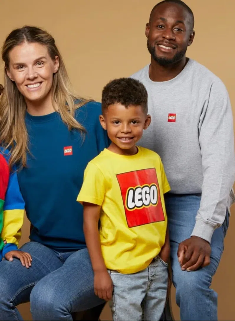 Футболка с принтом Lego, желтая — фото 3