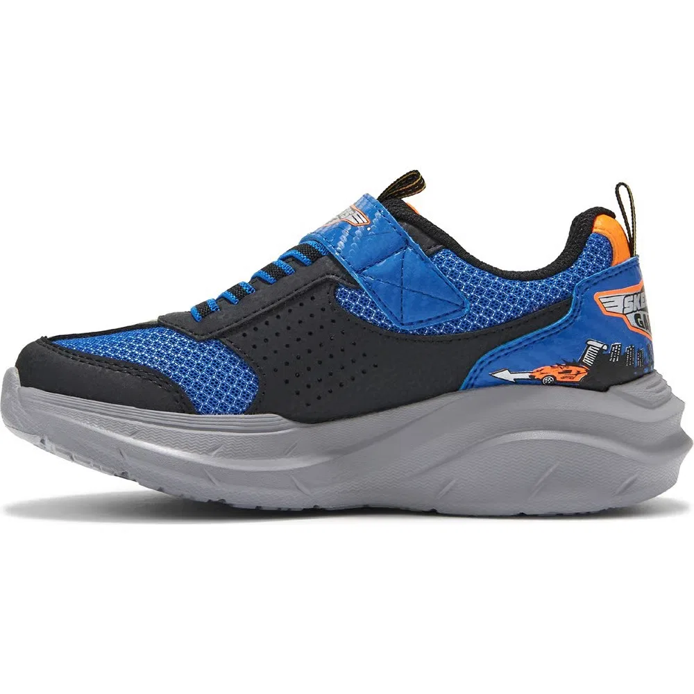 Детские кроссовки Skechers Garage, Black/Orange — фото 3
