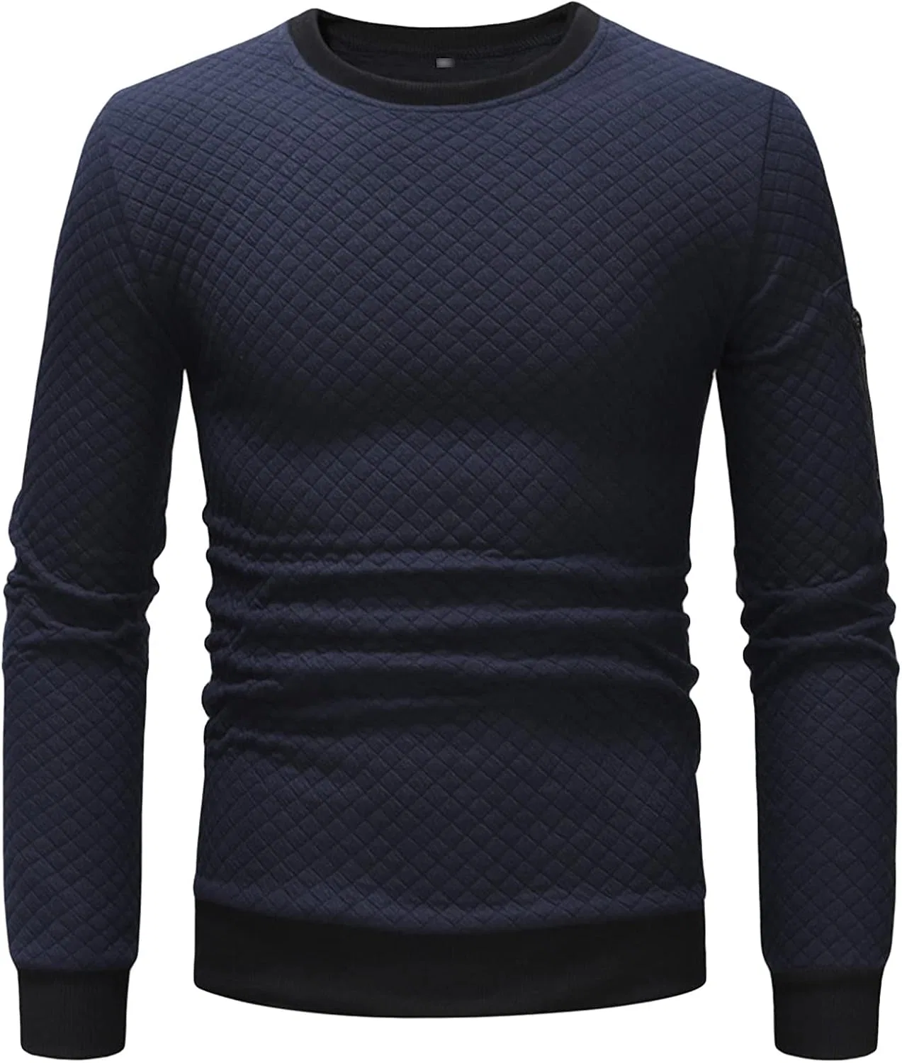 Мужская повседневная рубашка с контрастными пуговицами Generic, Dark Blue
