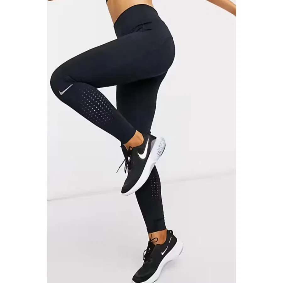 Леггинсы спортивные с пятью карманами Epic Luxe Nike, Черный — фото 3