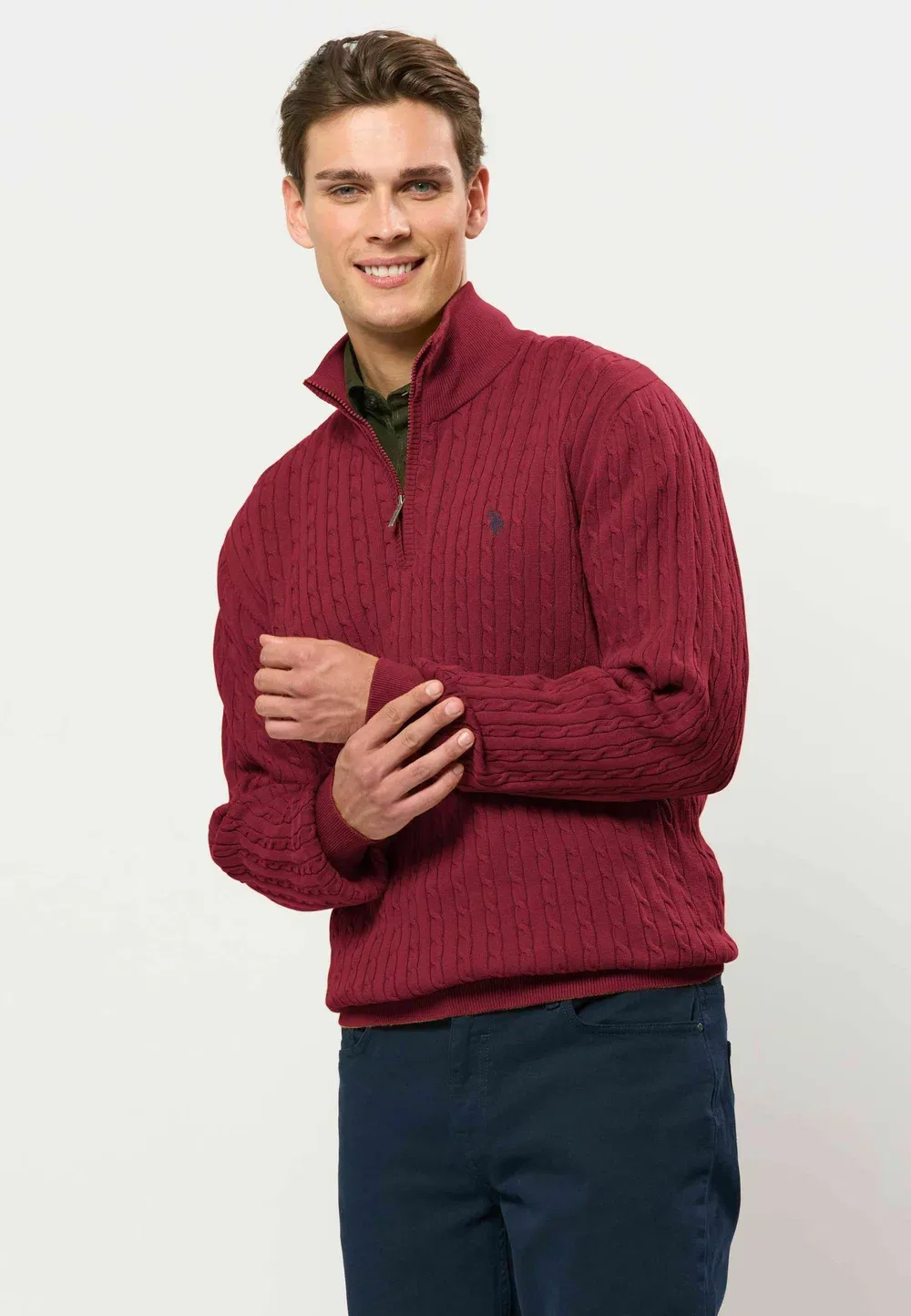 Умромео - свитер U.S. Polo Assn., Tibetan Red