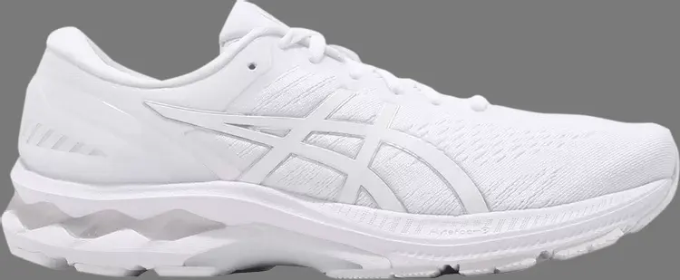 

Кроссовки gel kayano 27 'triple white' Asics, белый