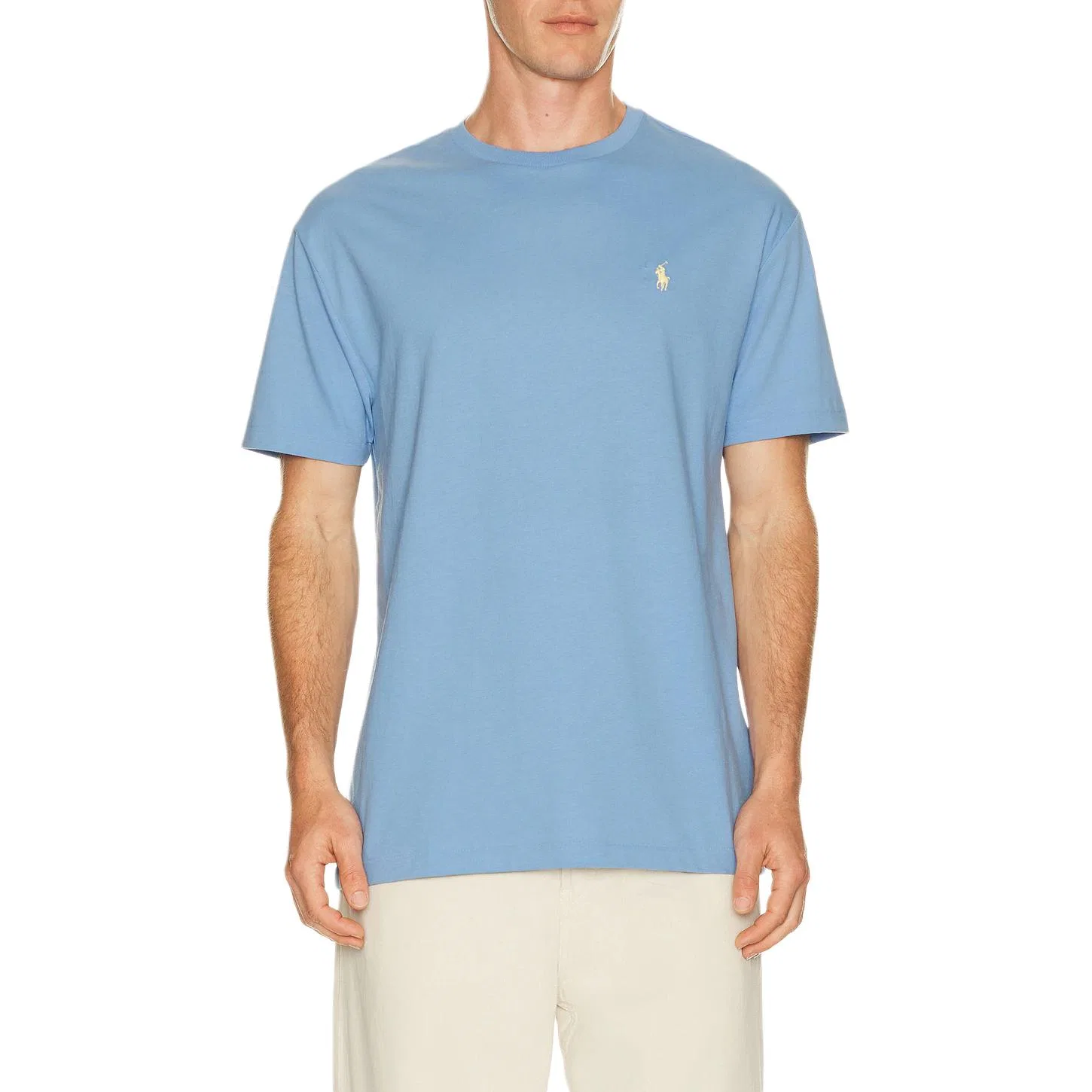Мужская футболка с круглым вырезом Blue Polo Ralph Lauren — фото 3