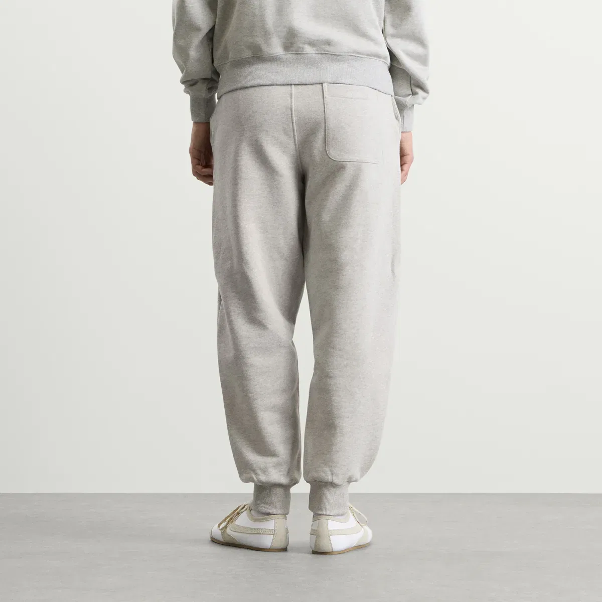 Штаны спортивные с вышивкой Adc Trackpants Ami Paris, Gris Chine Clair — фото 3