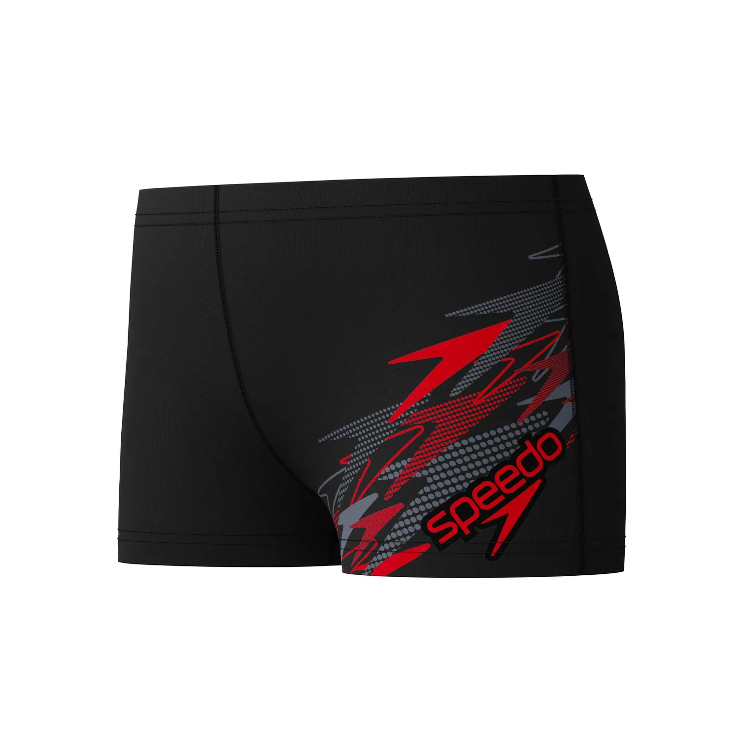 Детские плавки для мальчиков с логотипом Medley Logo Aquashort Speedo, Dunkelblau Rot