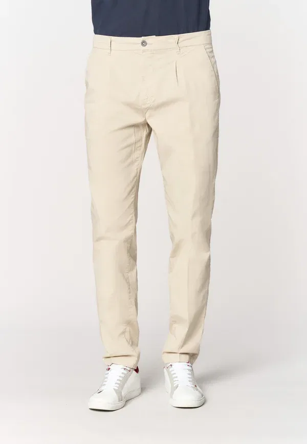 Брюки хлопковые Trousers U.S. Polo Assn, beige U.S. Polo Assn., бежевый