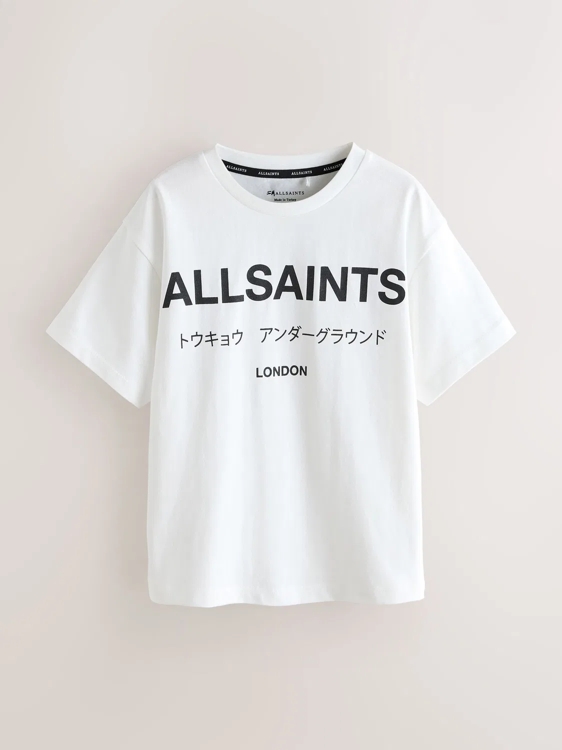 Футболка оверсайз Underground Crew Neck smALLSAINTS, белый