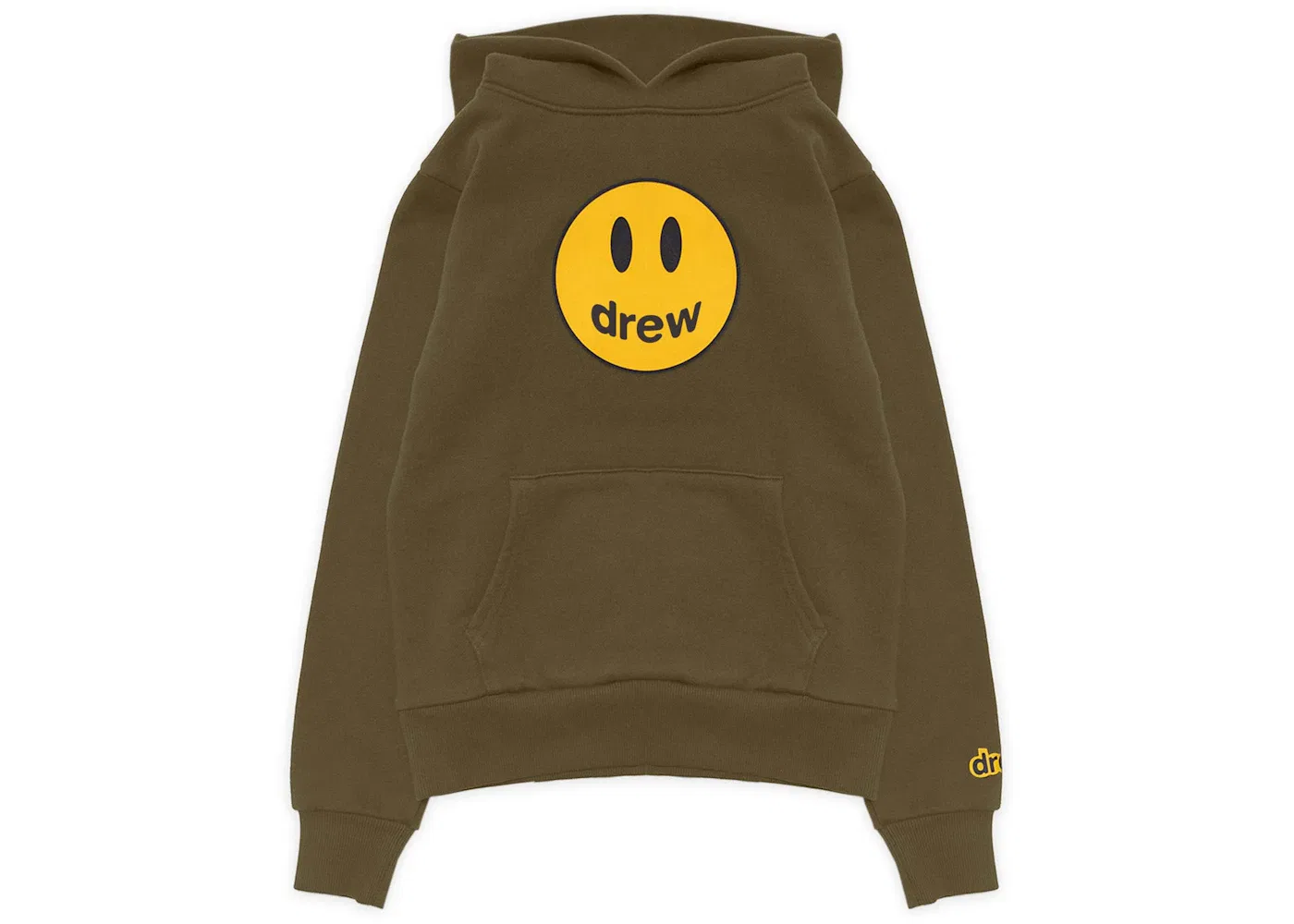 Детская худи drew house Mini Drew Mascot Kids Hoodie, Midnight Olive