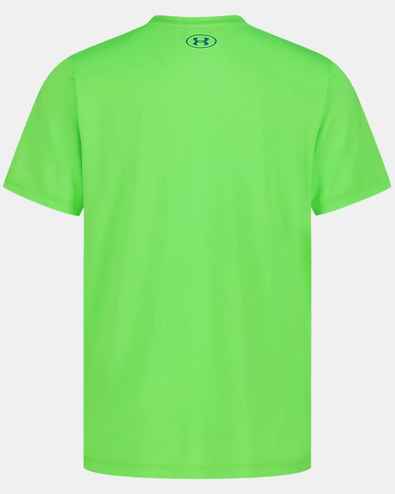 Футболка для серфинга для мальчиков с защитой UPF 50+ UA Warp Surf UnderArmour, Hyper Green/Black — фото 3