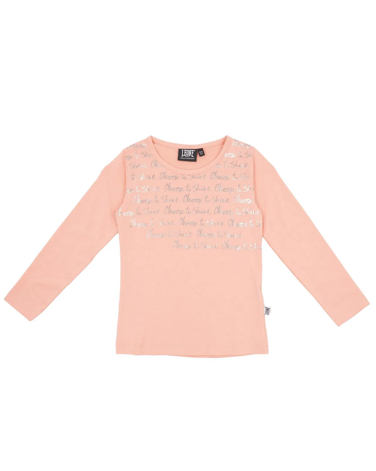 Детский лонгслив для девочек с принтом Dream Handwriting, Leone 1947 Apparel, Beige