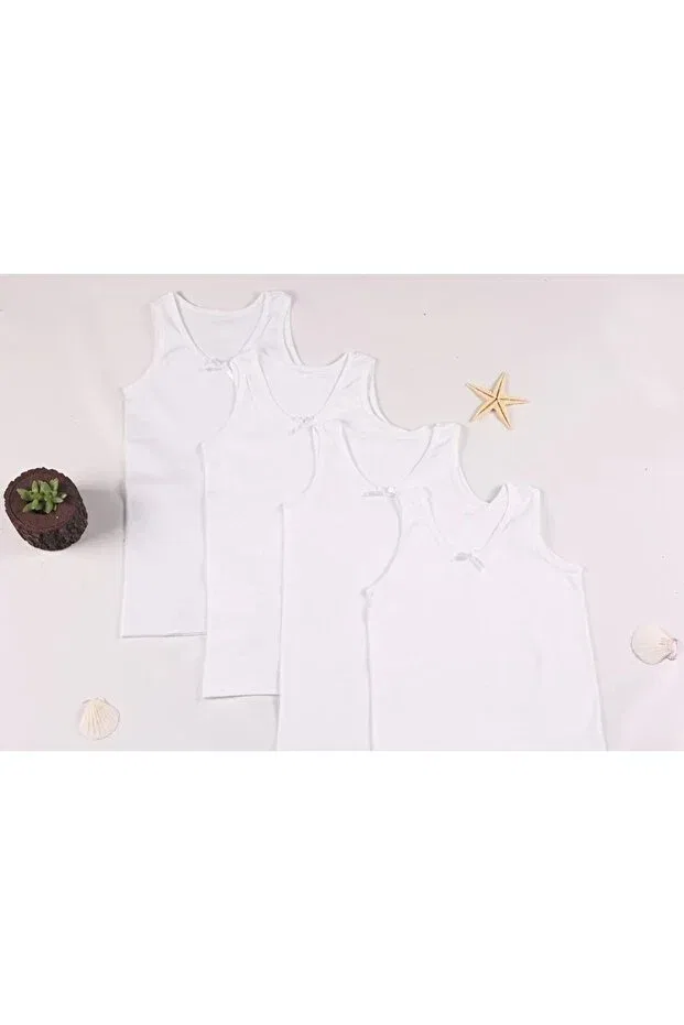 Детская майка на бретелях хлопковая 3-предметная Elmas Kids, Multicolor — фото 2