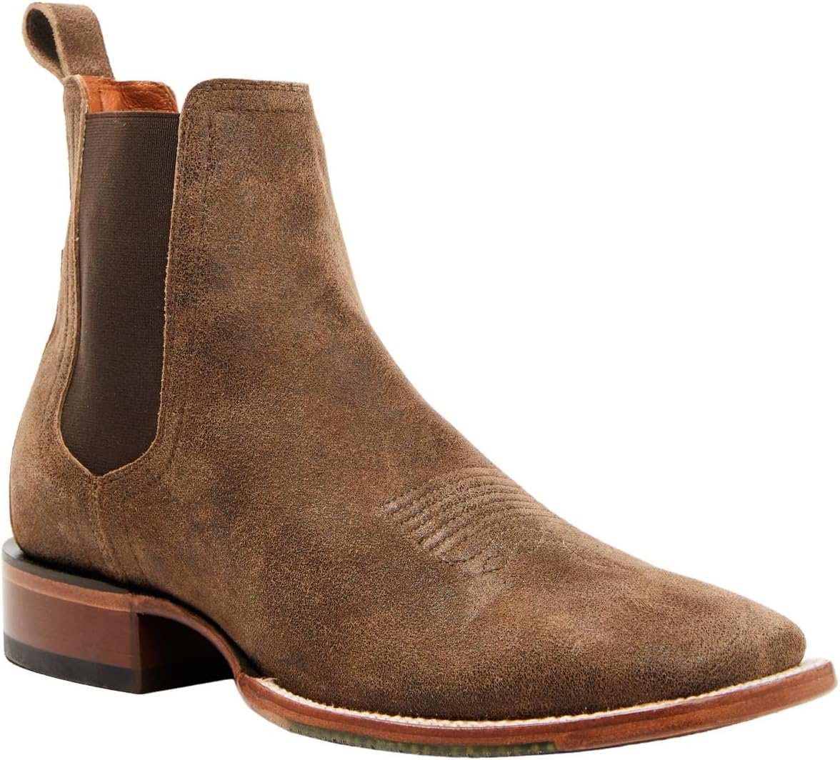 

Мужские повседневные ботинки Cody James Ruben Roughout с широким квадратным носком - Bcjfa23p17, коричневый