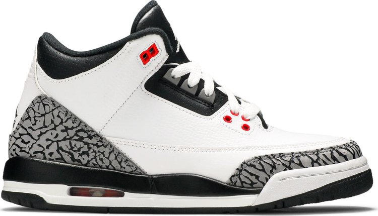 

Кроссовки Air Jordan 3 Retro BG Infrared 23, белый