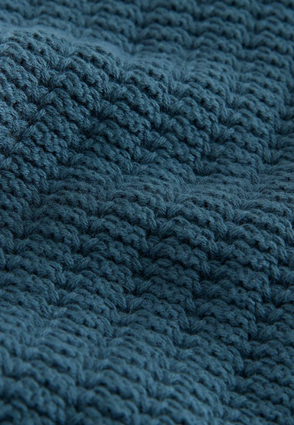 Повседневный крой - вязаная рубашка-поло на пуговицах - кардиган Next, Teal Blue — фото 3