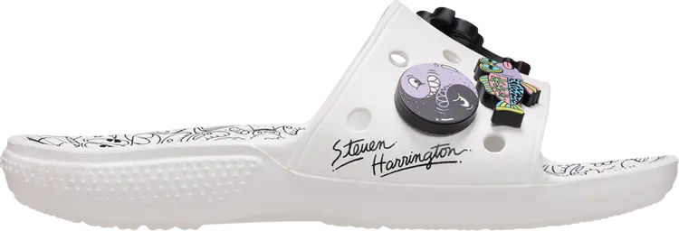 

Сандалии Steven Harrington x Classic Slide Quickstrike - White Black, белый