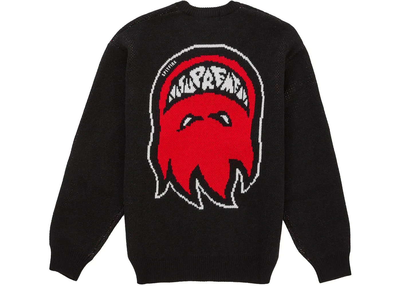 Мужской свитер с принтом Supreme Spitfire, Black
