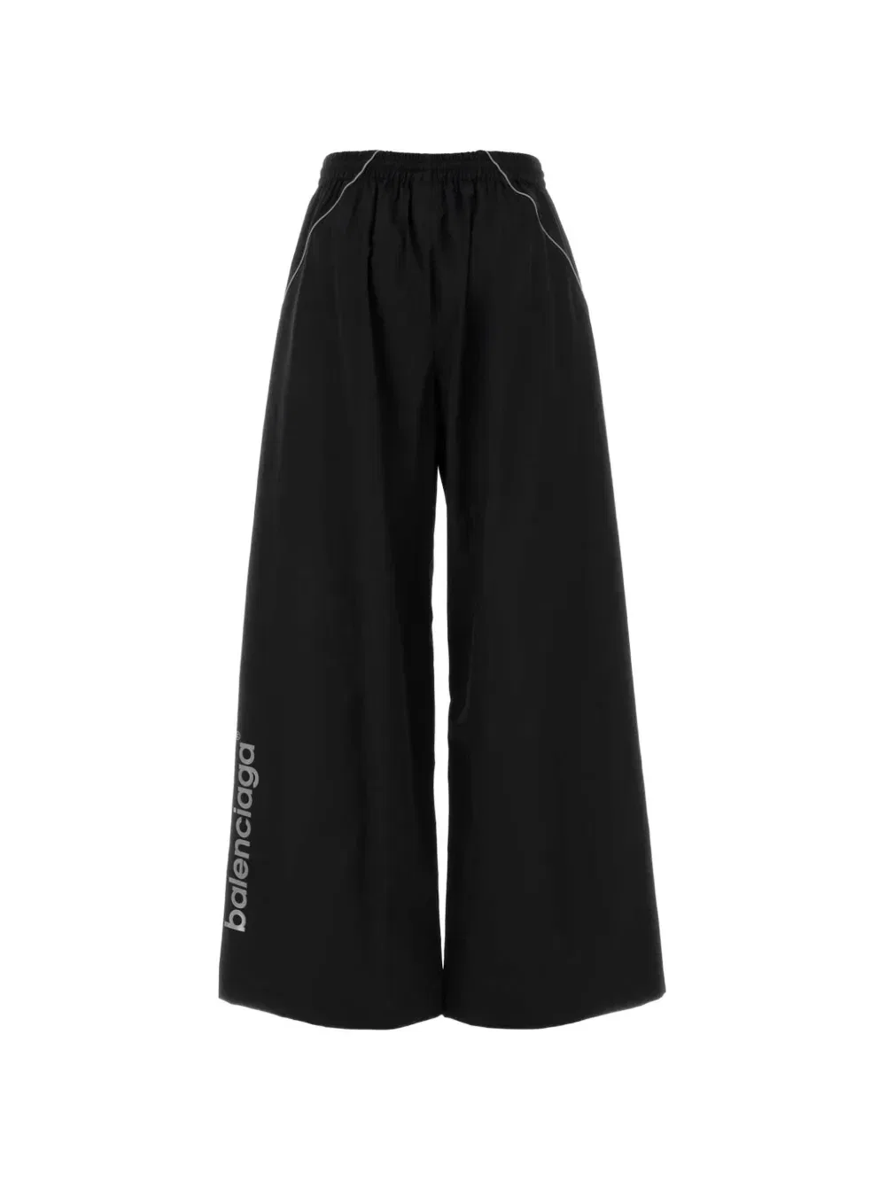 Спортивные брюки широкого кроя с логотипом BALENCIAGA, черный — фото 2