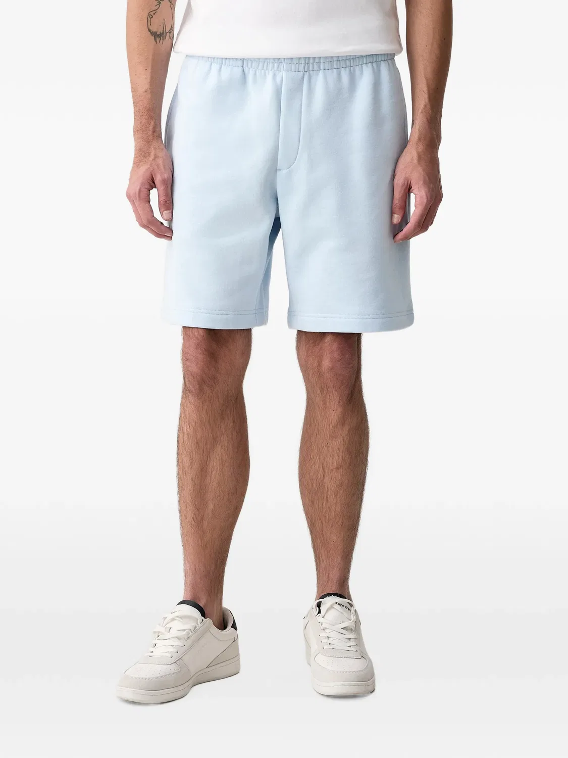 Lacoste Шорты из хлопкового флиса - синий